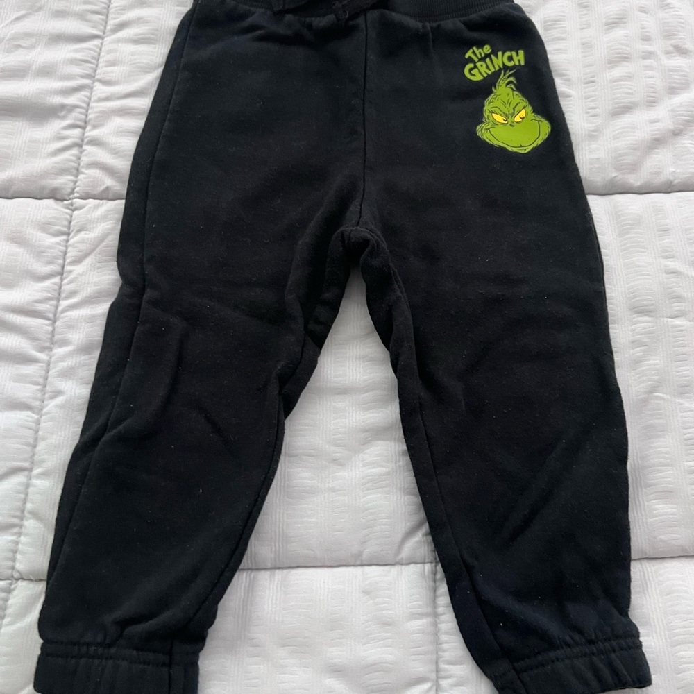 Dr. Seuss Black Grinch Kids Bottoms